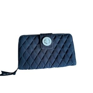 Vera Bradley Quilted Black Wallet